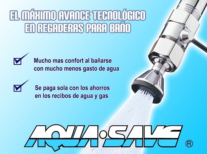 Regadera ecológica ahorradora de agua Puebla.